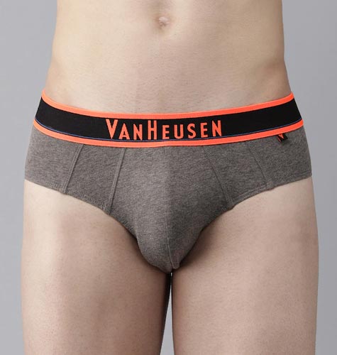 Men Solid Neon Elasticized Waistband Ultra Soft Briefs IHQEBR1CCMN10013